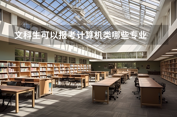 文科生可以报考计算机类哪些专业