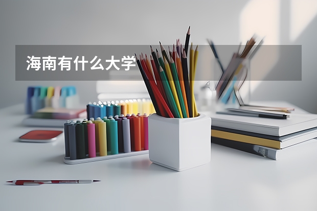 海南有什么大学