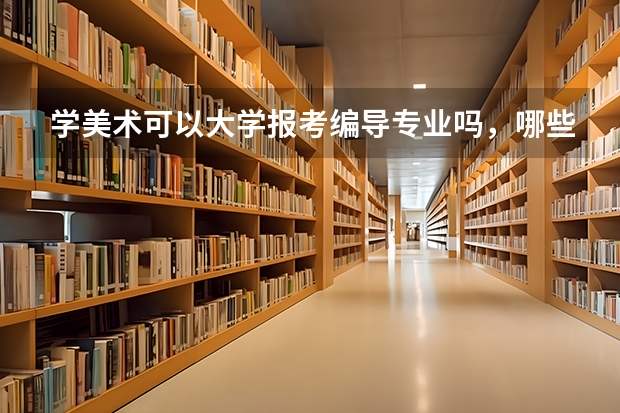 学美术可以大学报考编导专业吗，哪些大学有编导专业