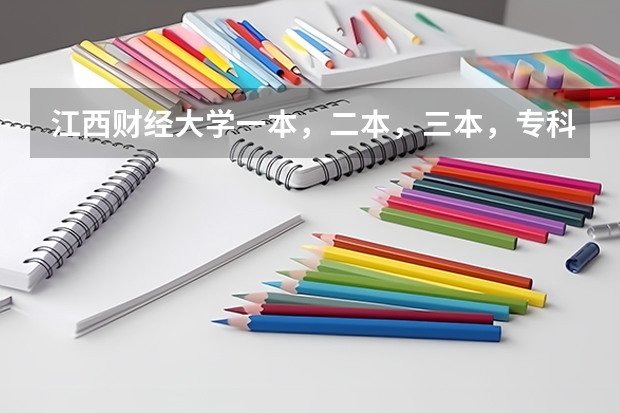 江西财经大学一本，二本，三本，专科分数线各是多少啊