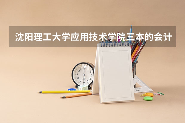 沈阳理工大学应用技术学院三本的会计专业好就业吗？