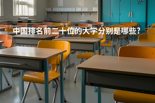 中国排名前二十位的大学分别是哪些?