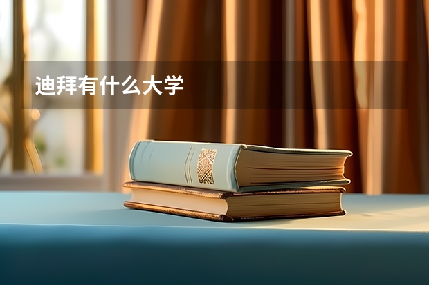 迪拜有什么大学