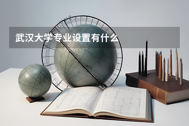 武汉大学专业设置有什么