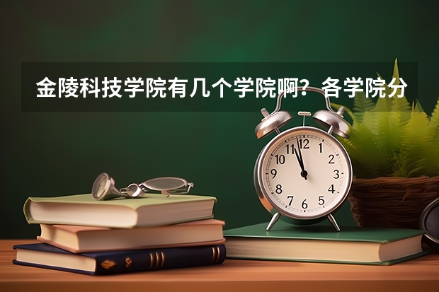 金陵科技学院有几个学院啊？各学院分别都是什么系啊？