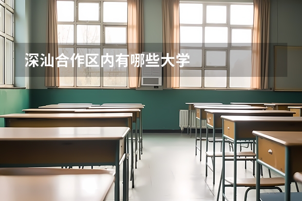 深汕合作区内有哪些大学