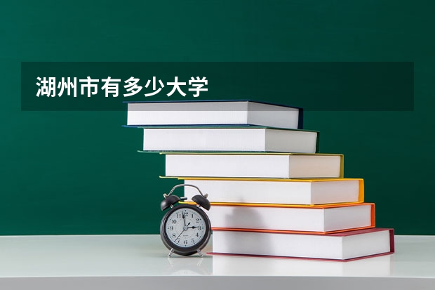湖州市有多少大学