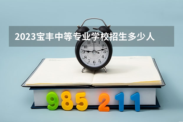 2023宝丰中等专业学校招生多少人 宝丰中等专业学校录取分数多少