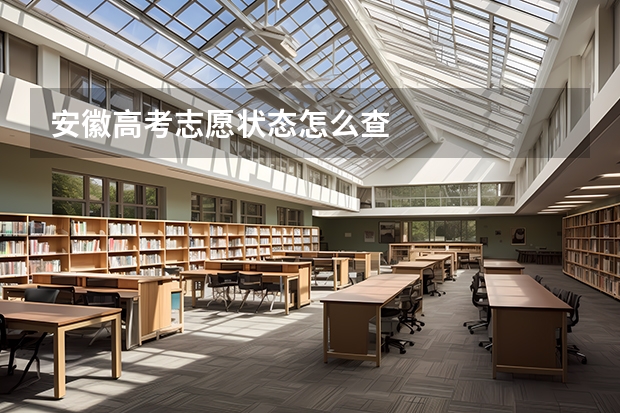 安徽高考志愿状态怎么查