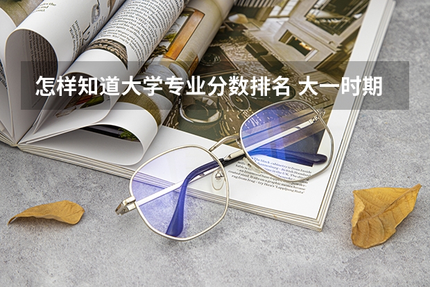 怎样知道大学专业分数排名 大一时期专业排名怎么算