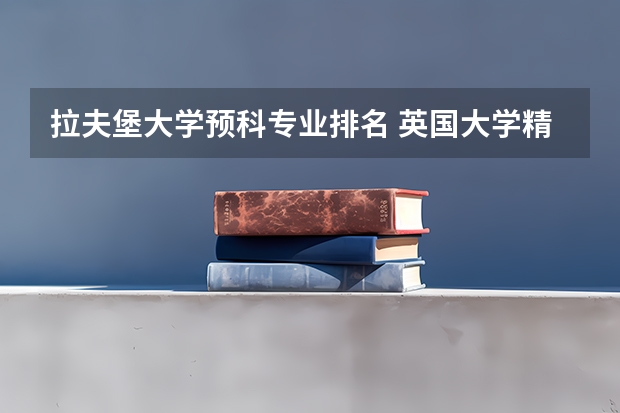 拉夫堡大学预科专业排名 英国大学精算专业综合排名在前十五的学校有哪些
