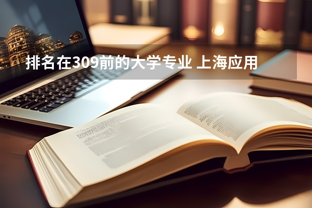 排名在309前的大学专业 上海应用技术大学在上海排名