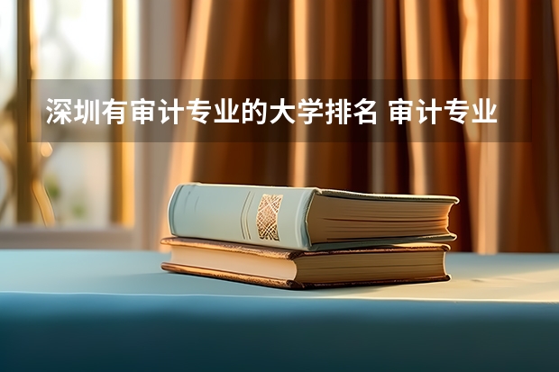 深圳有审计专业的大学排名 审计专业学校排名