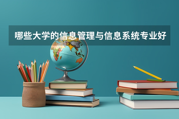 哪些大学的信息管理与信息系统专业好？