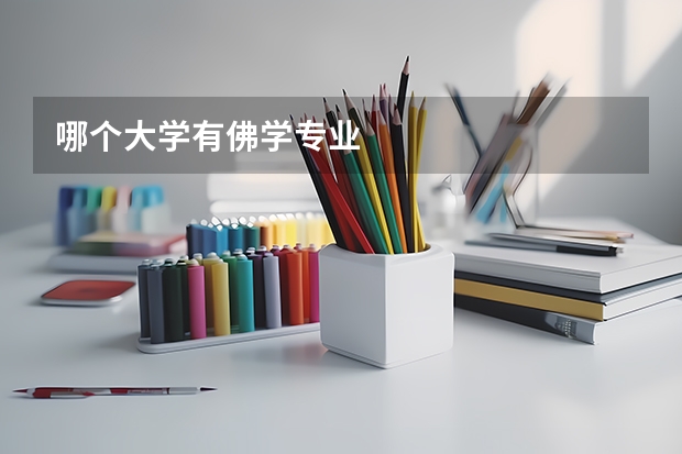 哪个大学有佛学专业
