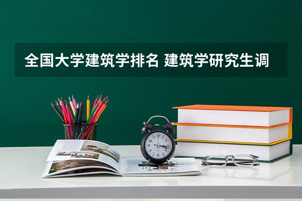 全国大学建筑学排名 建筑学研究生调剂院校排名