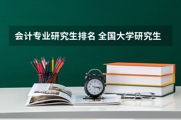 会计专业研究生排名 全国大学研究生院经济专业排名