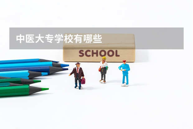 中医大专学校有哪些