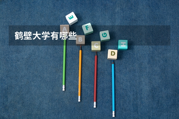 鹤壁大学有哪些
