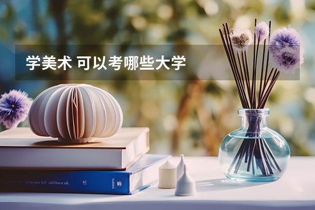 学美术 可以考哪些大学