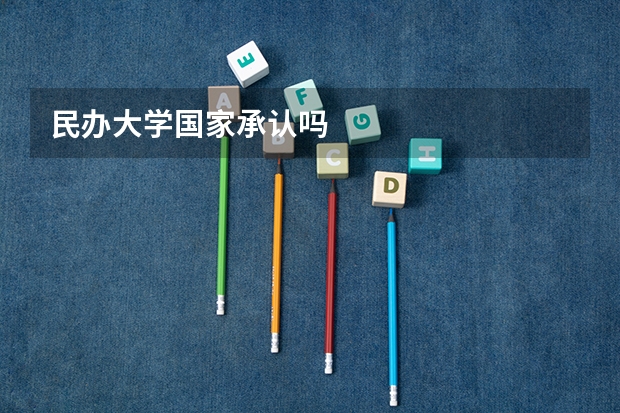民办大学国家承认吗