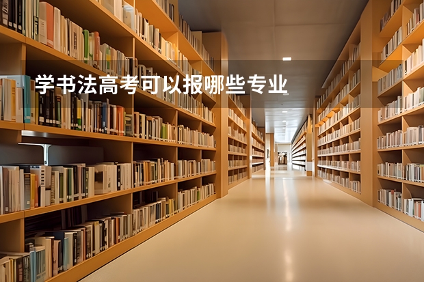 学书法高考可以报哪些专业