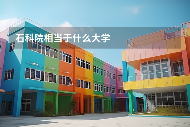 石科院相当于什么大学