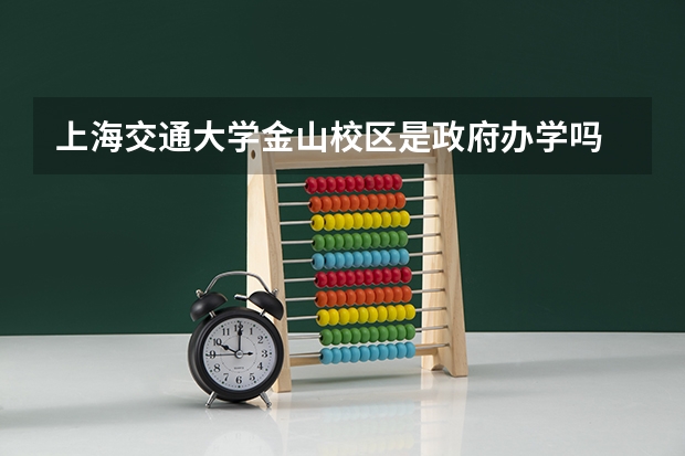 上海交通大学金山校区是政府办学吗