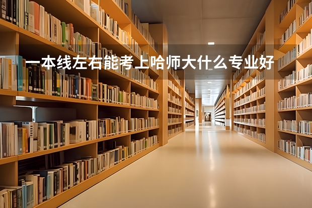 一本线左右能考上哈师大什么专业好