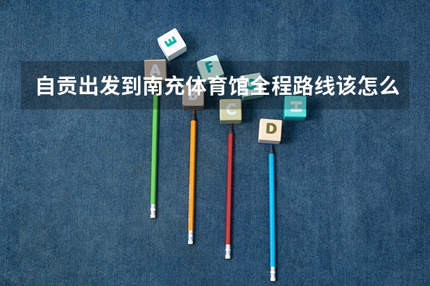 自贡出发到南充体育馆全程路线该怎么走