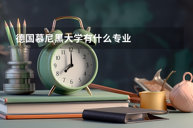 德国慕尼黑大学有什么专业