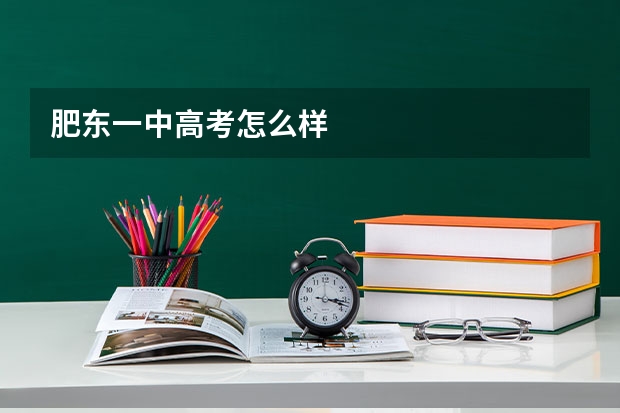 肥东一中高考怎么样
