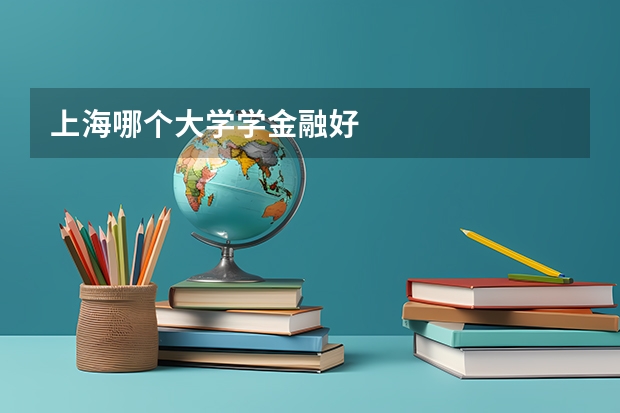 上海哪个大学学金融好