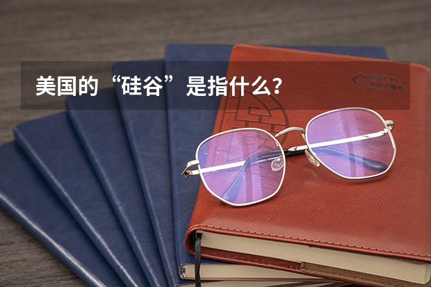美国的“硅谷”是指什么？