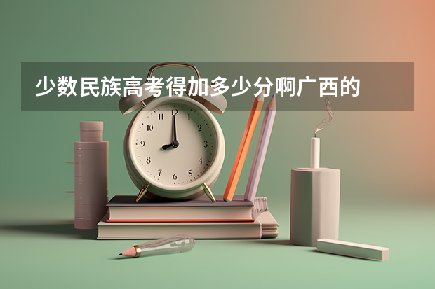 少数民族高考得加多少分啊广西的