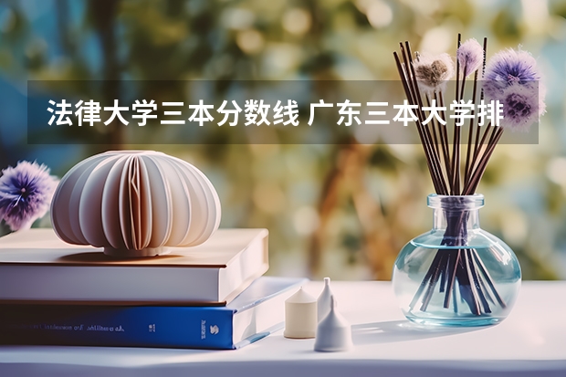 法律大学三本分数线 广东三本大学排名及分数线