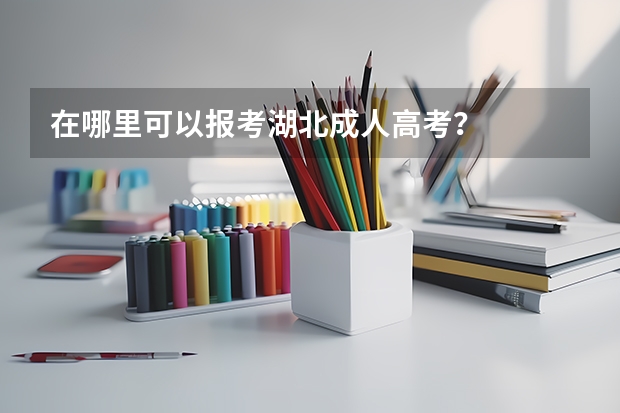 在哪里可以报考湖北成人高考？